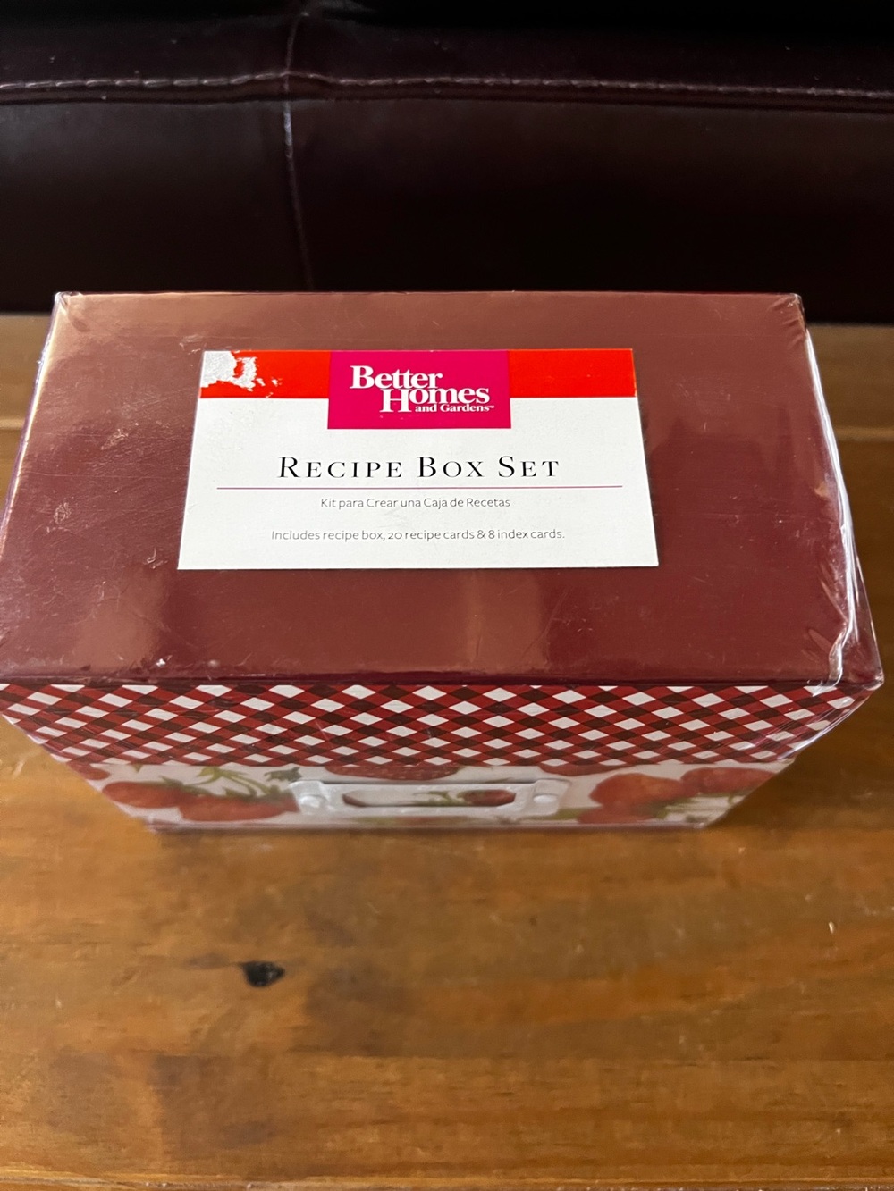 Better Homes and Gardens Recipe Box set. NWT